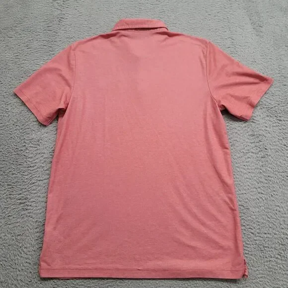 Travis Mathew Shirt Mens Large Red Logo Golf Outdoors Lightweight Casual Polo - Picture 5 of 12